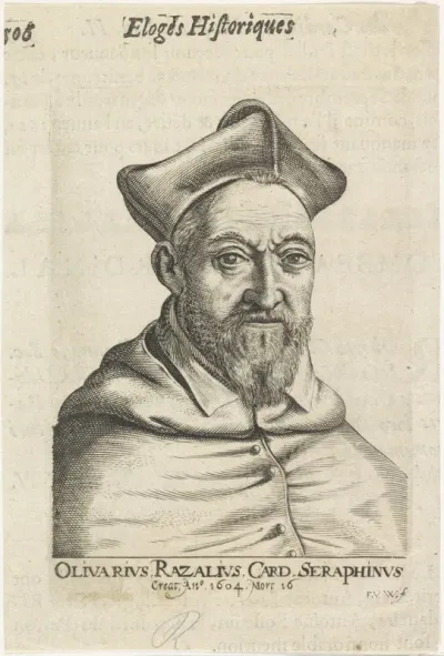 Portret van de Franse kardinaal Séraphin Olivier-Razali