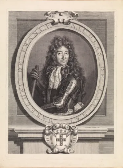 Portret van de Franse maarschalk Nicolas Catinat