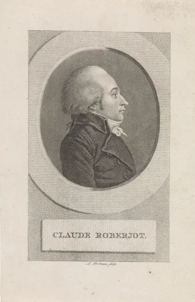 Portret van de Franse minister Claude Roberjot