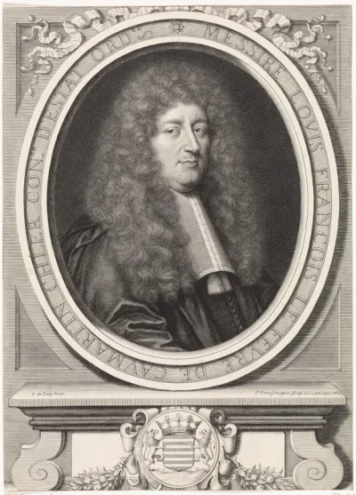 Portret van de Franse staatsman Louis-François Le Fèvre de Caumartin