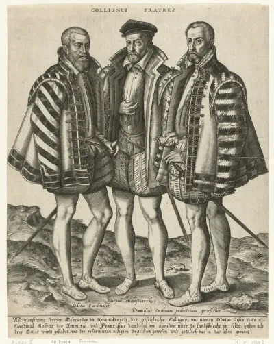 Portret van de gebroeders Coligny