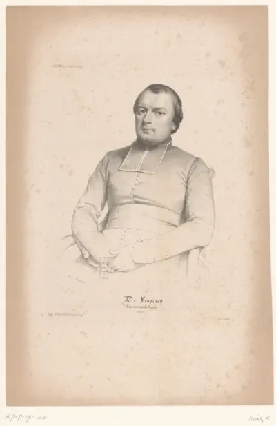 Portret van de geestelijke Henri Victor de L'Espinay