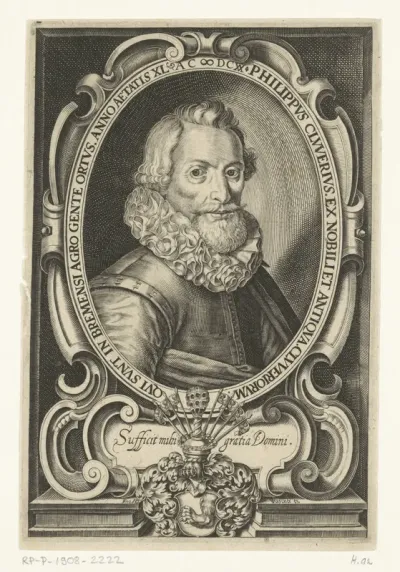 Portret van de geograaf Philippus Cluverius