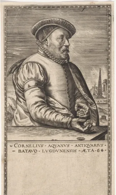 Portret van de goudsmid Cornelis Claesz. van Aken, op 64-jarige leeftijd
