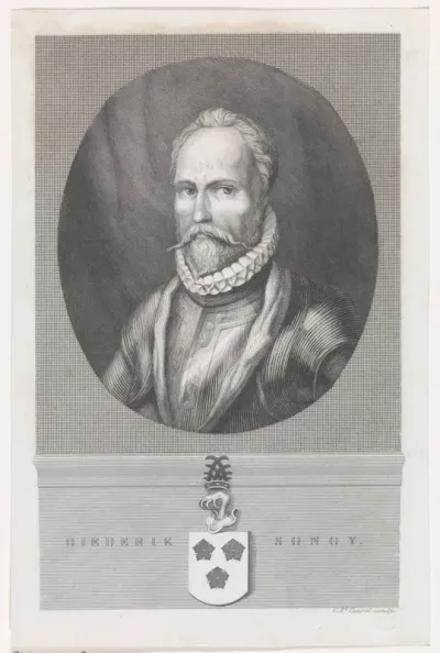 Portret van de gouverneur Diederik Sonoy