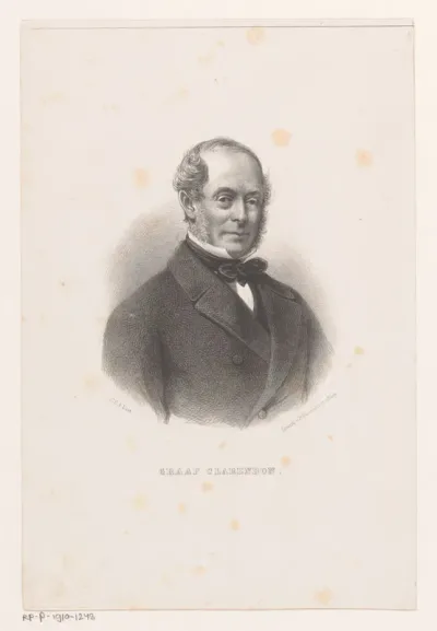 Portret van de graaf van Clarendon