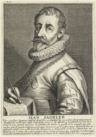 Portret van de graveur Johann Sadeler (I)
