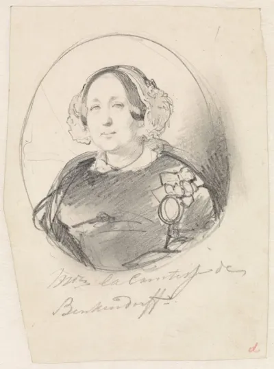 Portret van de gravin van Benkendorff