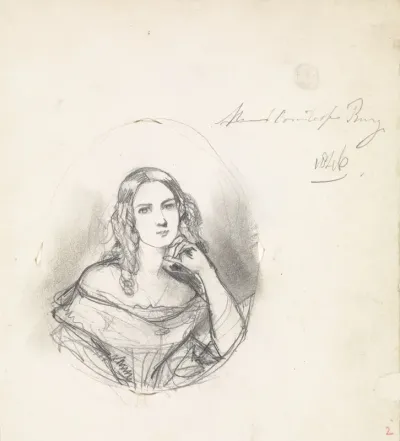 Portret van de gravin van Bury