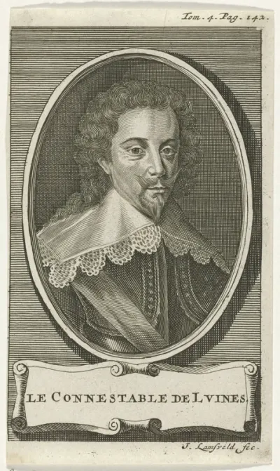Portret van de grootofficier van Luynes