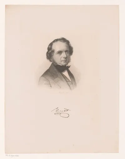 Portret van de heer Binet