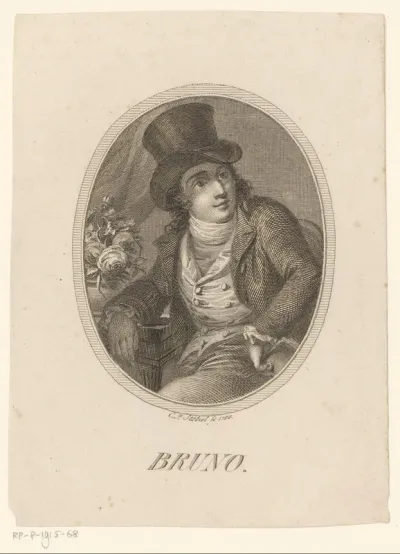Portret van de heer Bruno