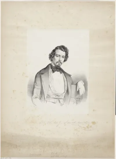 Portret van de heer C. Meder