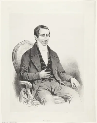 Portret van de heer De Castro