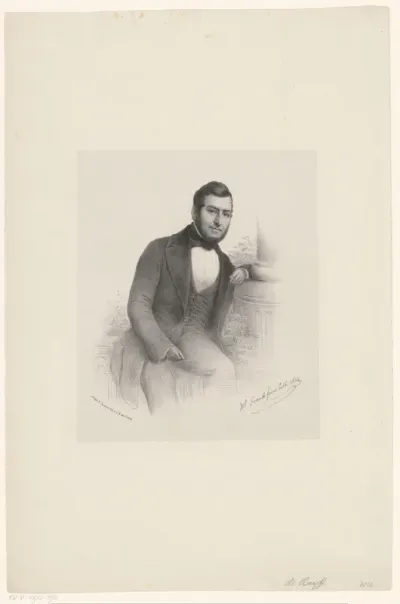 Portret van de heer De Ruyff