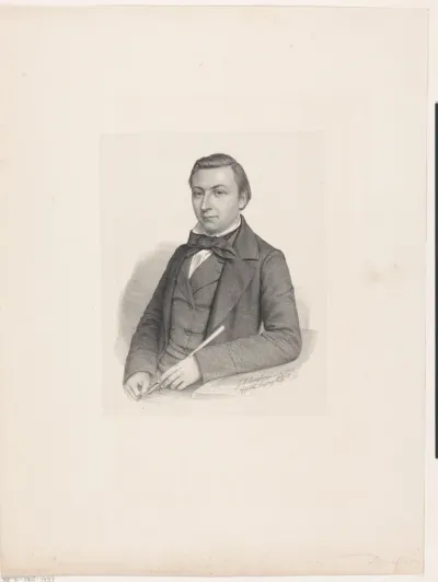 Portret van de heer H. B. van Davelaar