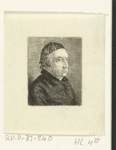 Portret van de heer Hagedorn koopman uit Bremen