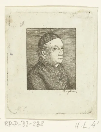 Portret van de heer Hagedorn koopman uit Bremen