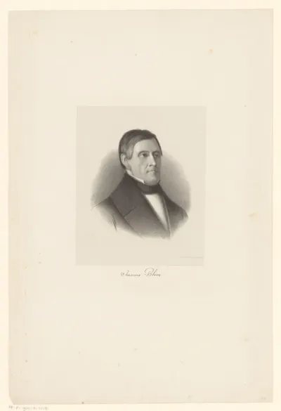 Portret van de heer Immens Blom