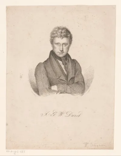 Portret van de heer J.G.W. Durst