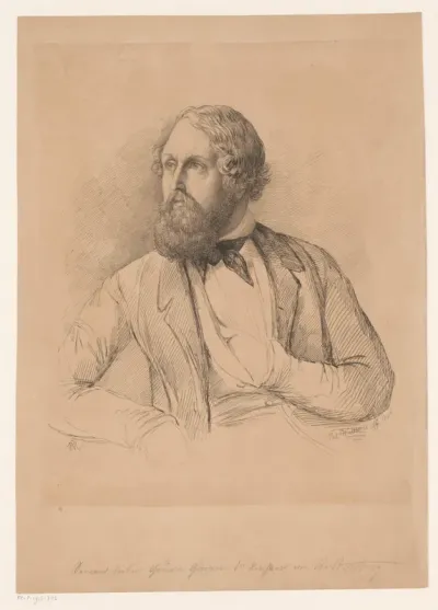 Portret van de heer Kirchner von Rettberg