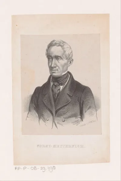 Portret van de heer Metternich