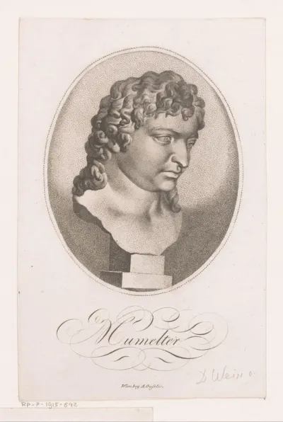 Portret van de heer Mumelter