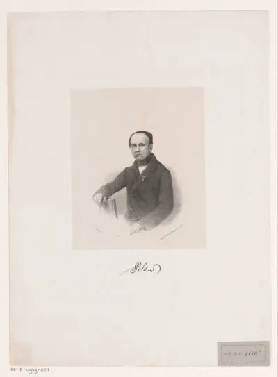 Portret van de heer Pels