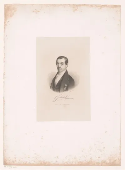 Portret van de heer Schaick