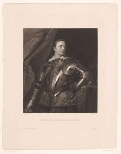 Portret van de heer Van der Borgh