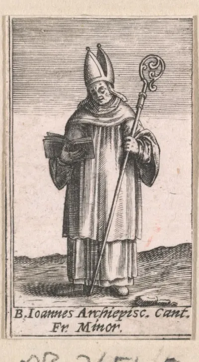 Portret van de Heilige Bonaventura, aartsbisschop van Lyon