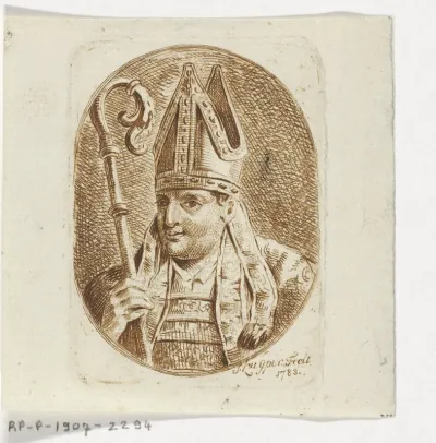 Portret van de heilige Bonifatius