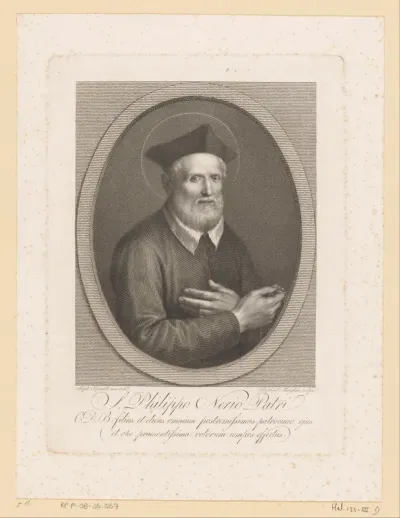 Portret van de heilige Filippo Neri