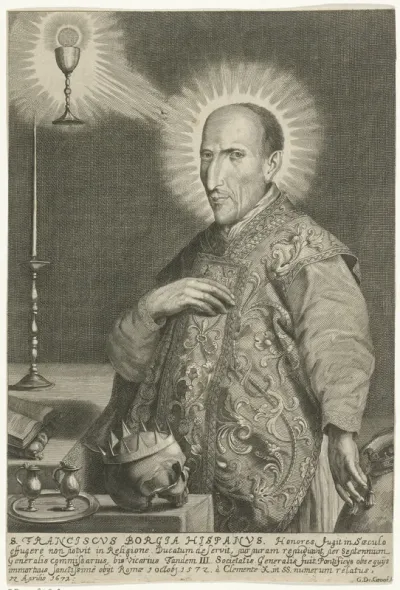 Portret van de heilige Franciscus Borgia