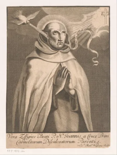 Portret van de heilige Johannes van het Kruis