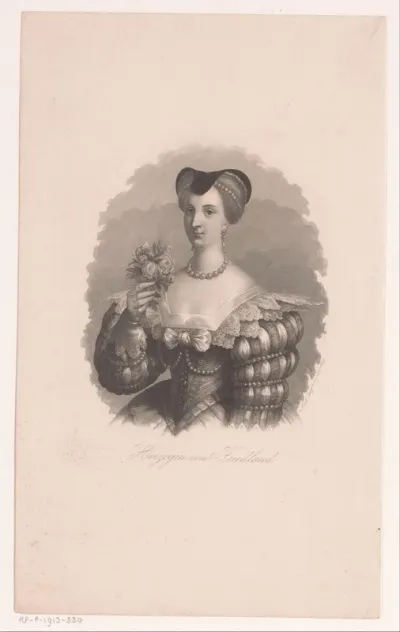Portret van de hertogin van Friedland
