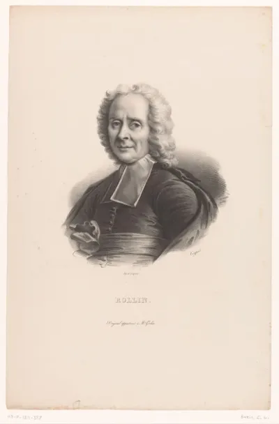 Portret van de historicus Charles Rollin