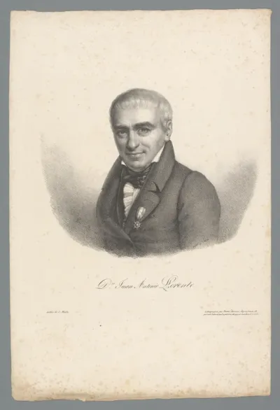Portret van de historicus Juan Antonio Llorente