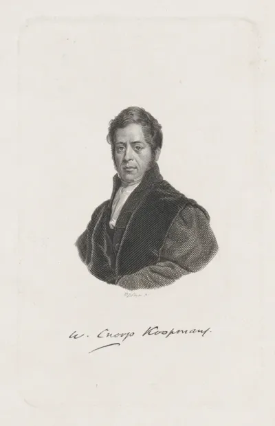Portret van de hoogleraar Wopko Cnoop Koopmans