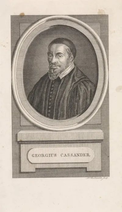 Portret van de humanist Georgius Cassander