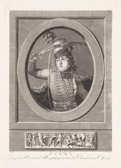 Portret van de huzaar Barra