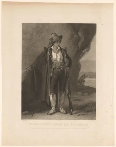 Portret van de Italiaanse bandiet Mazzocchi