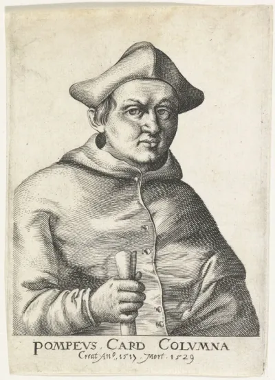 Portret van de Italiaanse kardinaal Pompeo Colonna