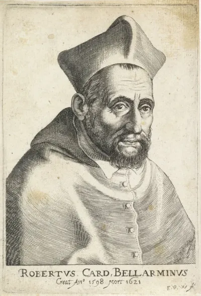 Portret van de Italiaanse kardinaal Robertus Bellarminus