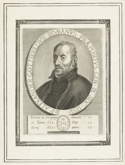 Portret van de Italiaanse priester Alessandro Gottifredi
