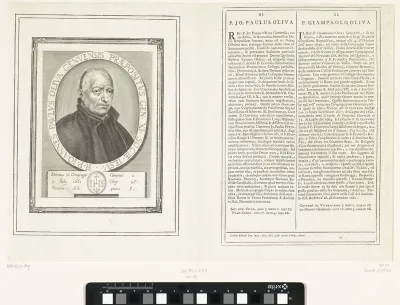 Portret van de Italiaanse priester Giovanni Paolo Oliva
