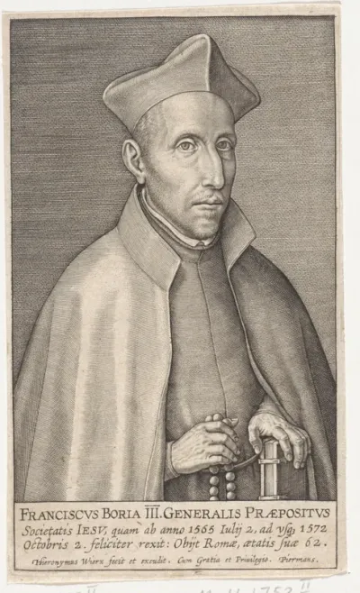 Portret van de jezuïet Franciscus Borgia