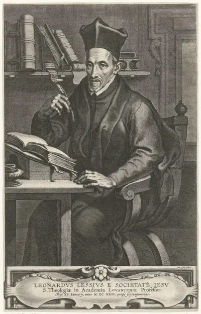Portret van de jezuiët Leonard Lessius