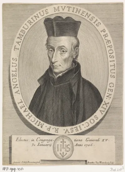 Portret van de jezuïet Michelangelo Tamburini