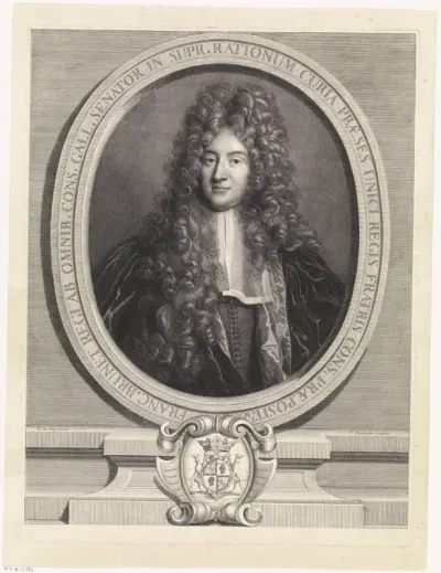Portret van de jurist François Brunet